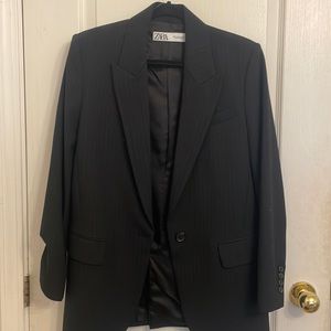 Zara pinstripe blazer